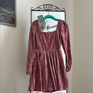 CIDER Pink Rhinestone Dress